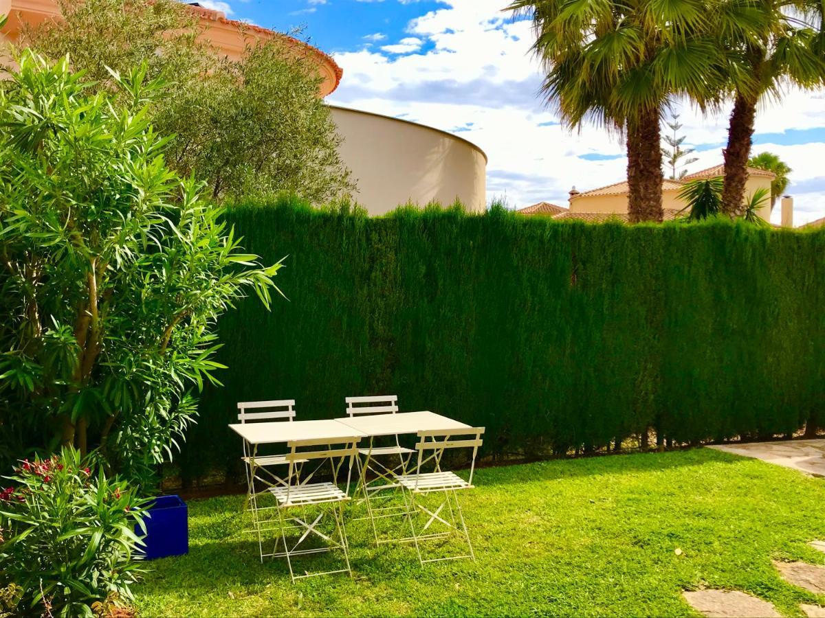 Villa Con Jardin En Oliva Nova Golf A 100M De La Playa Esterno foto