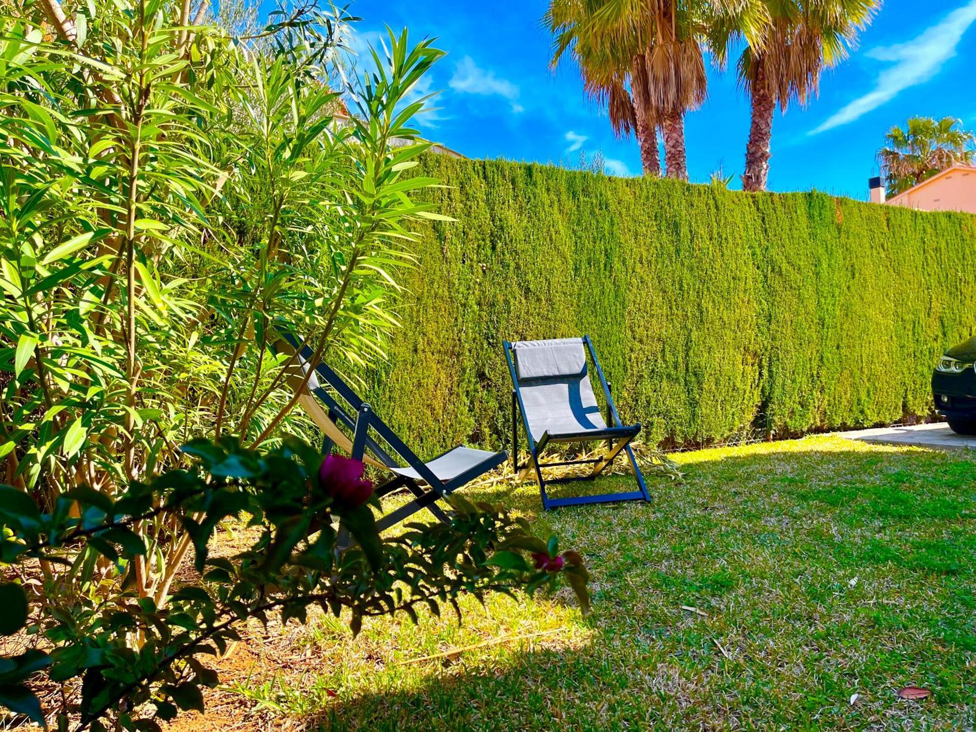 Villa Con Jardin En Oliva Nova Golf A 100M De La Playa Esterno foto